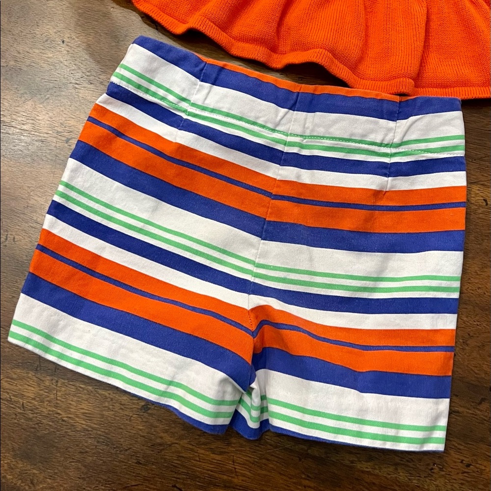 Janie and Jack 5 pc Shorts, Sweater,Top, Hat & Socks Set Sz. 5 EUC Super cute! - Picture 5 of 10
